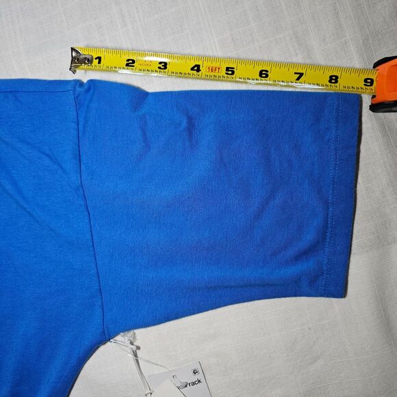 NWT Nordstrom Bright Blue T-Shirt Maxi Dress Cotton Modal Spandex sz M - Picture 7 of 9